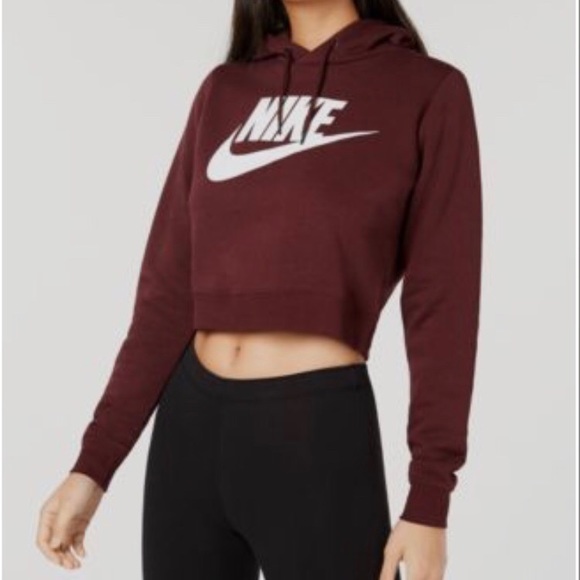 nike crop top sweatshirt